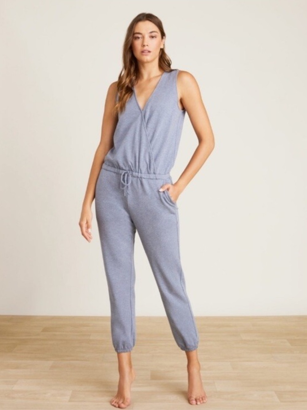 Barefoot Dreams Malibu Collection Luxe Lounge Sleeveless Jumpsuit size 3X